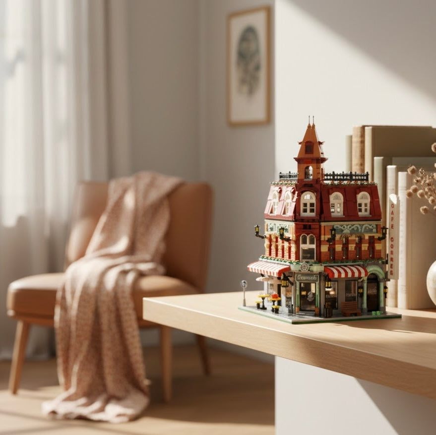 Cafe Corner (1950 Pieces Miniblocks, Lighting Included)